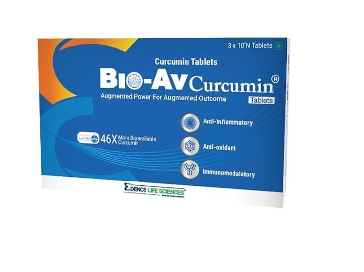 Bio-Av Curcumin with 46x Higher Bioavailable Curcumin 500 mg -Veg tablets